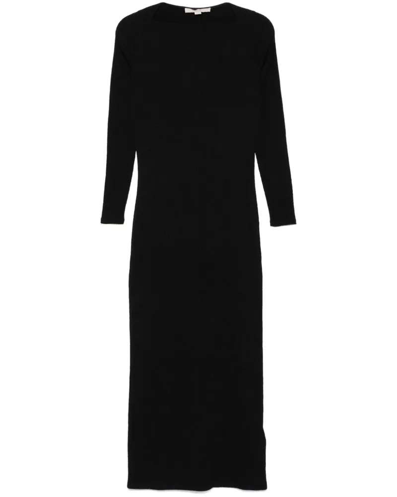 REMAIN Langärmeliges Maxikleid - Schwarz Schwarz