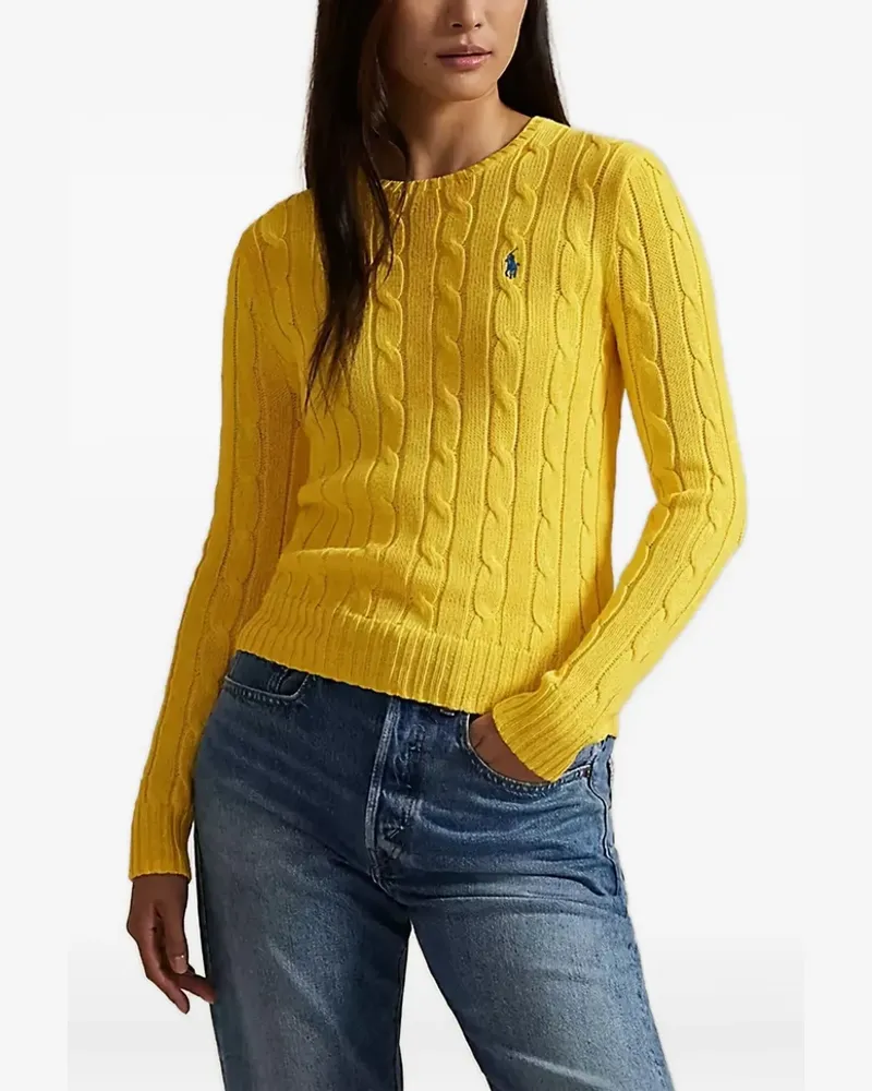 Ralph Lauren Pullover mit Zopfmuster - Gelb Gelb