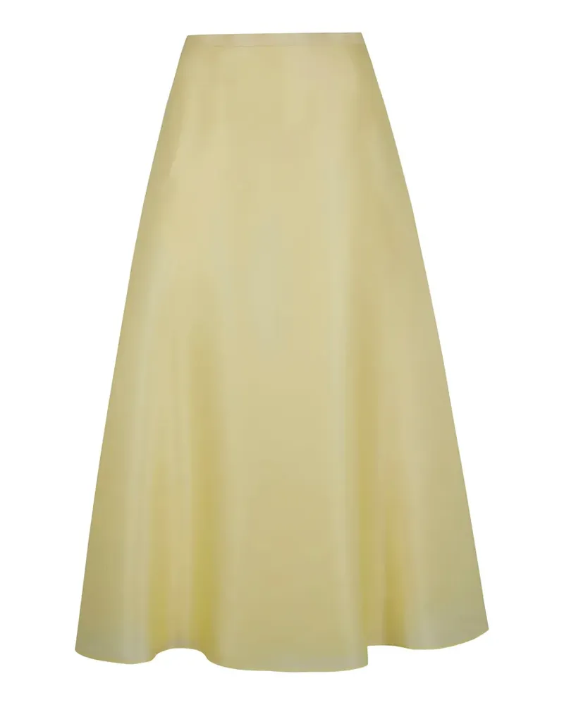 Alberta Ferretti ausgestellter Rock - Gelb Gelb