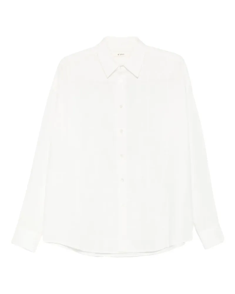 6397 cotton shirt - Weiß Weiß