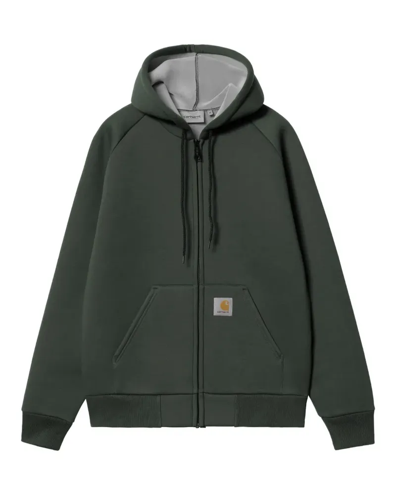 Carhartt WIP Car-Lux logo-patch zip-up hoodie - Grün Grün