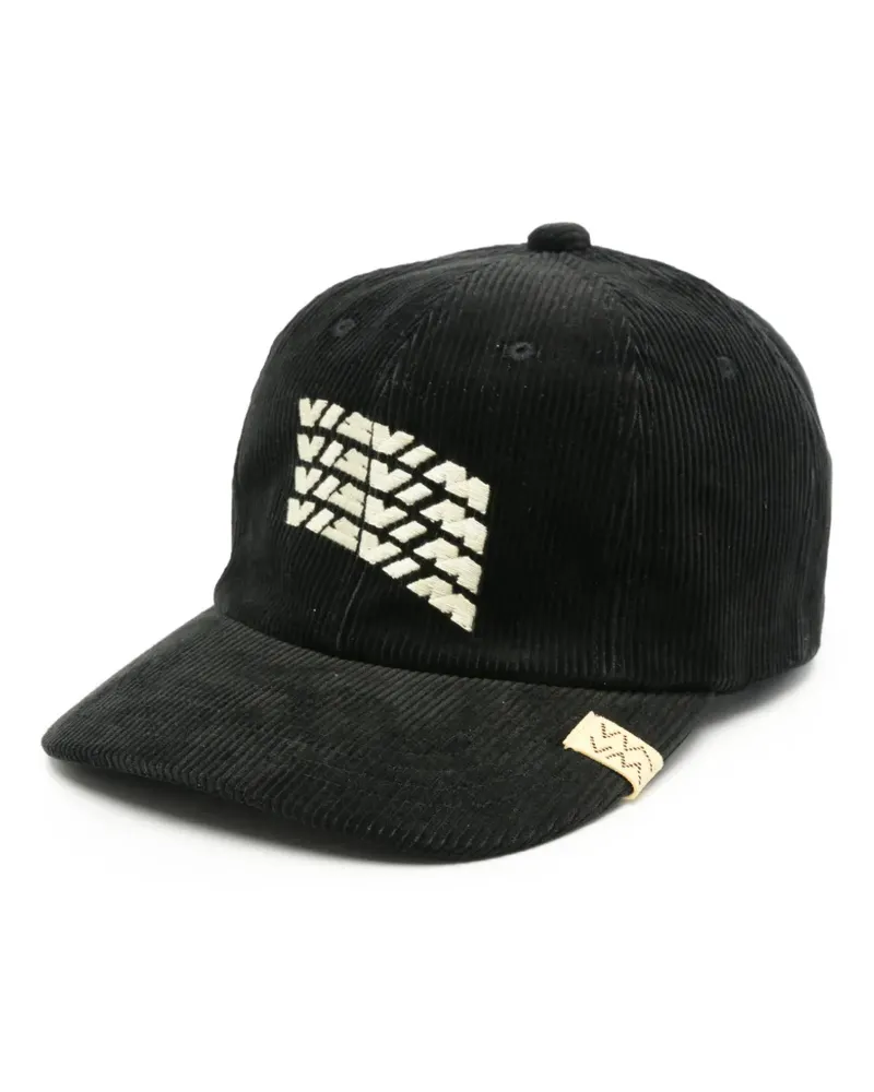 Visvim Excelsior II Baseballkappe aus Cord - Schwarz Schwarz