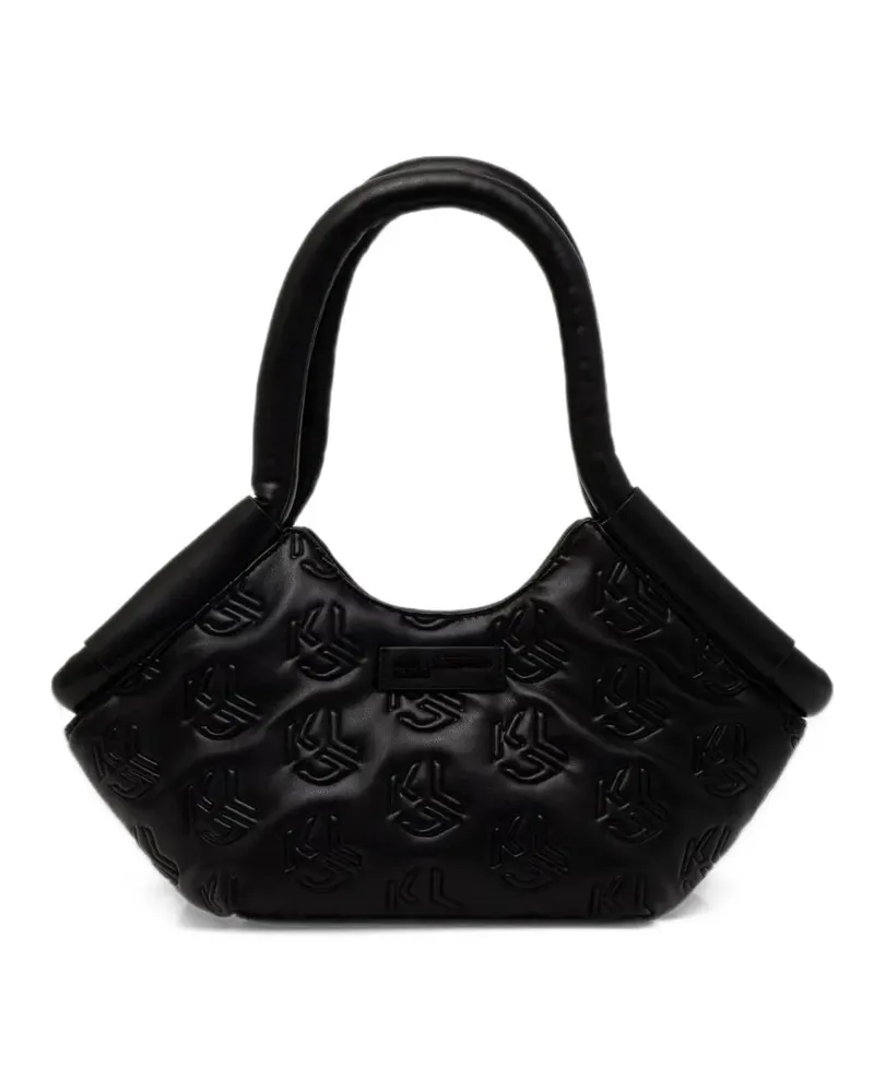 Karl Lagerfeld Shopper mit Logo-Prägung - Schwarz Schwarz