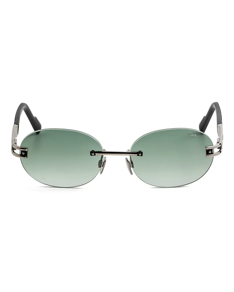 CAZAL Sonnenbrille mit ovalem Gestell - Silber Silber