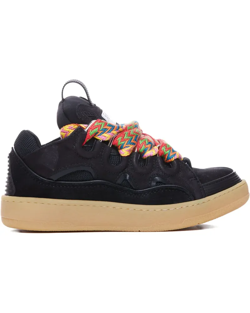 Lanvin Sneakers aus Wildleder - Schwarz Schwarz