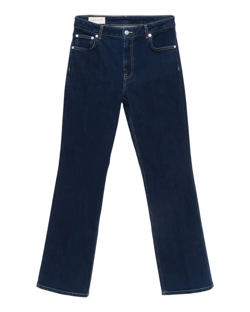 Gant Schmale Schlagjeans - Blau Blau