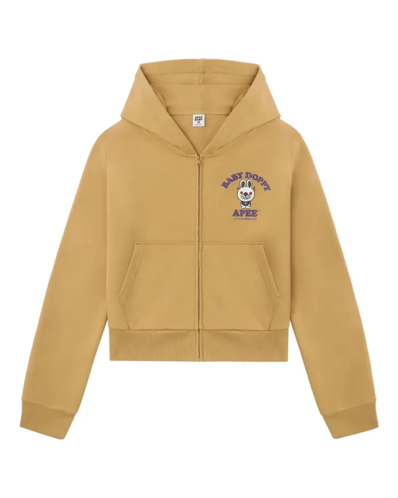 BAPE Hoodie mit Logo - Nude Nude
