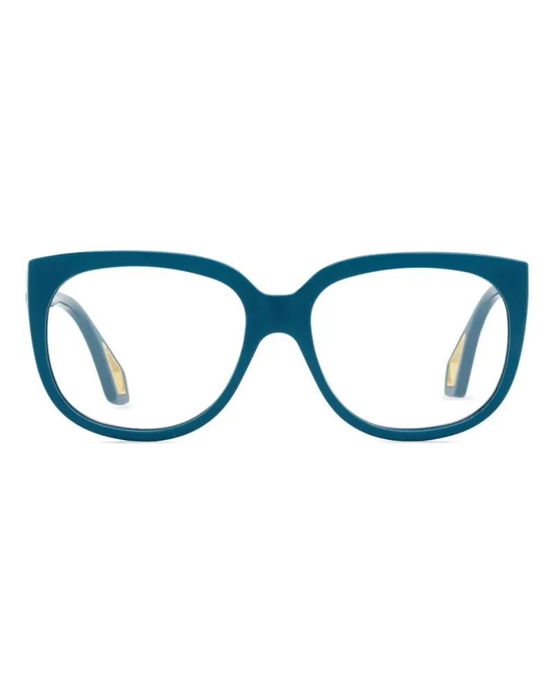 Gucci Brille mit eckigem Gestell - Blau Blau