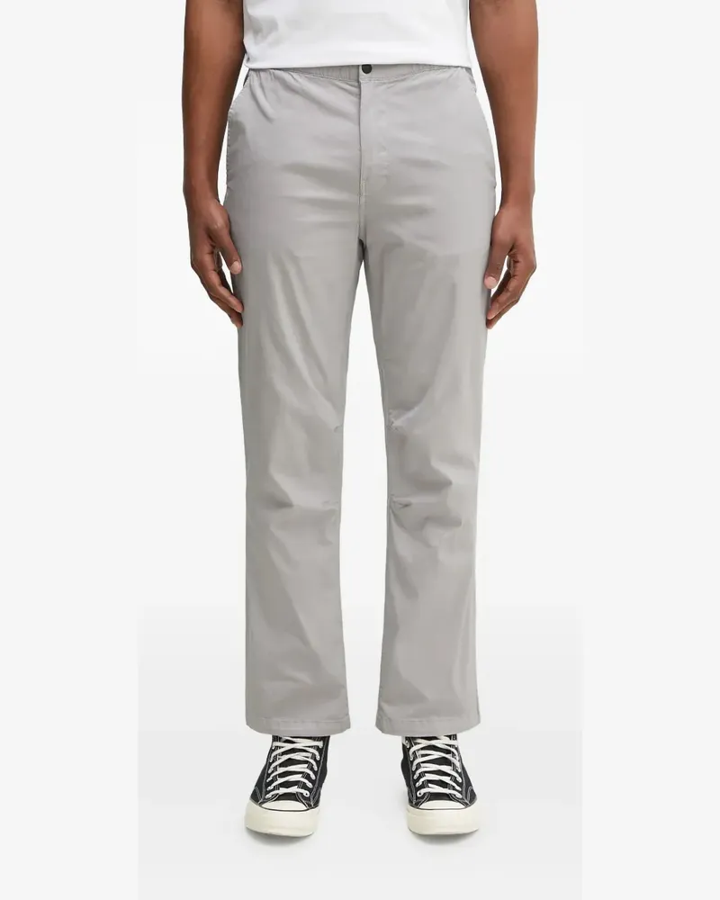 Napapijri Gerade Hose mit Stretchbund - Grau Grau