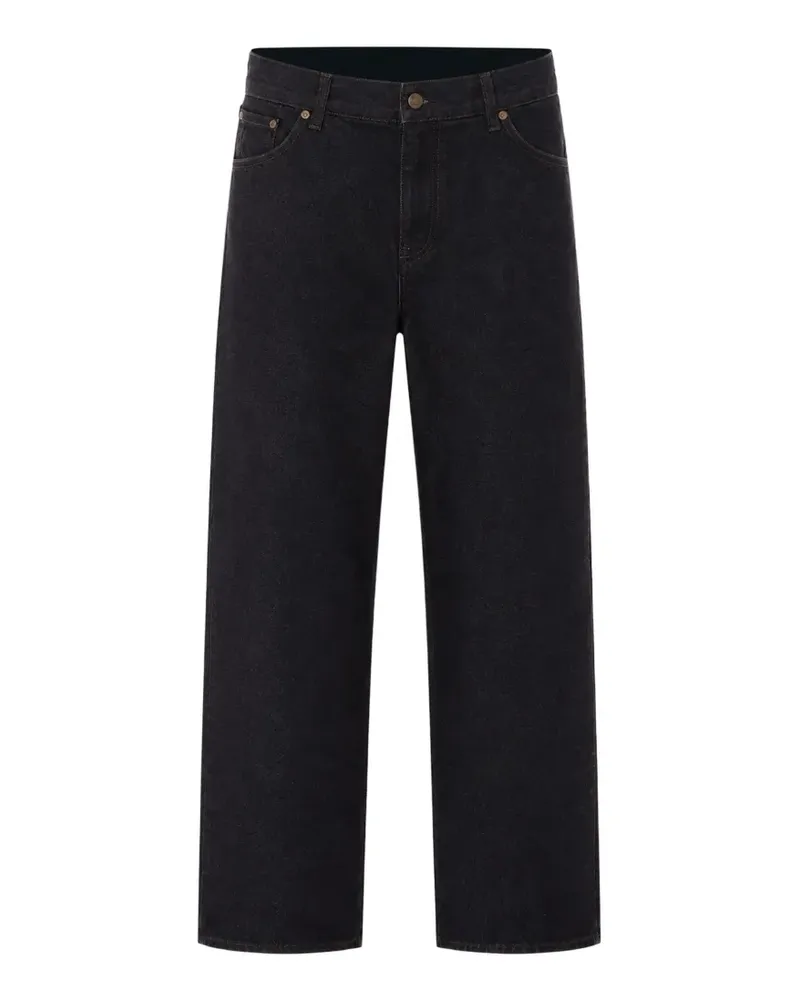 NN 07 Ross Straight-Leg-Jeans - Schwarz Schwarz