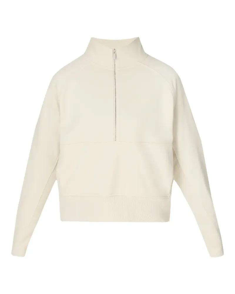 Sweaty Betty Revive Sweatshirt mit kurzem Reißverschluss - Nude Nude