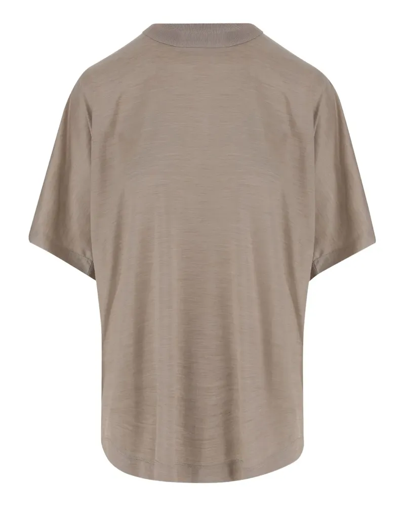 Carven Klassisches T-Shirt - Nude Nude