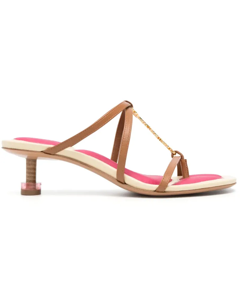Jacquemus Pralu Sandalen 45mm - Braun Braun