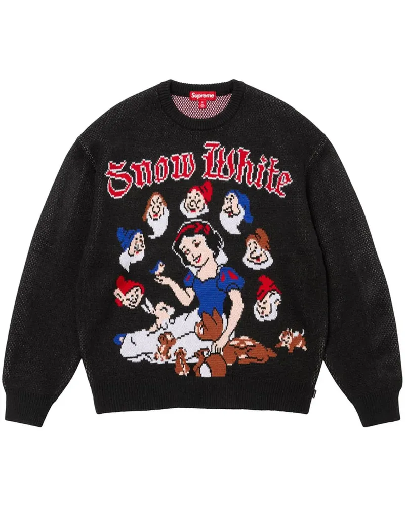 Supreme Being Snow White Black Pullover - Schwarz Schwarz