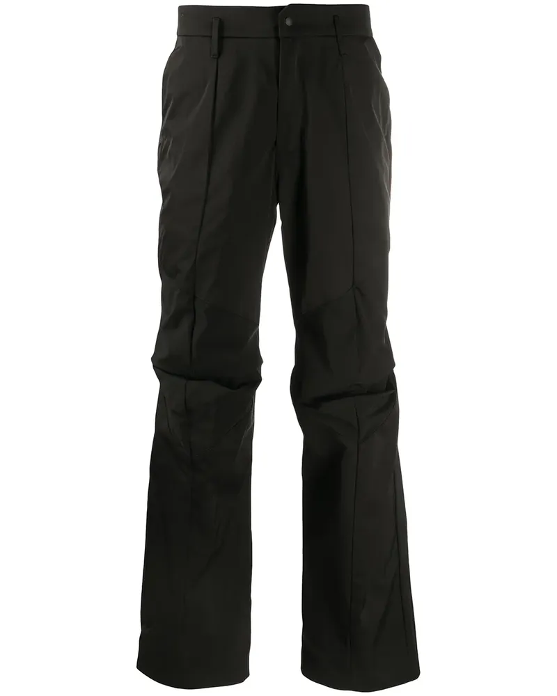 Post Archive Faction Gerade Hose mit Einsätzen - Schwarz Schwarz