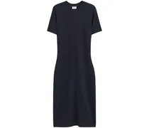 Kurzärmeliges T-Shirtkleid - Schwarz
