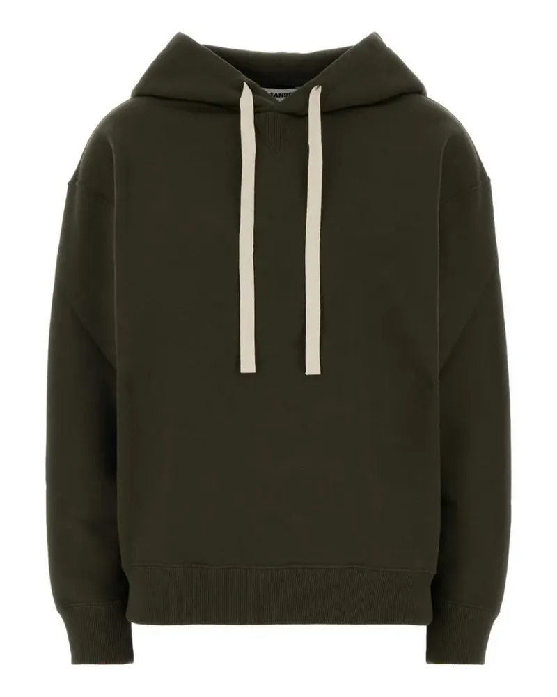 Jil Sander Hoodie mit Kordelzug - Grün Grün