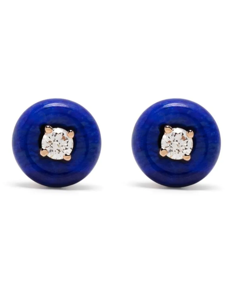 Fernando Jorge 18kt Orbit Rotgoldohrstecker mit Diamanten Gold