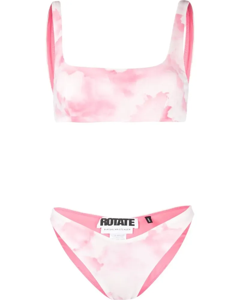 ROTATE Birger Christensen Bikini mit Batikmuster - Rosa Rosa