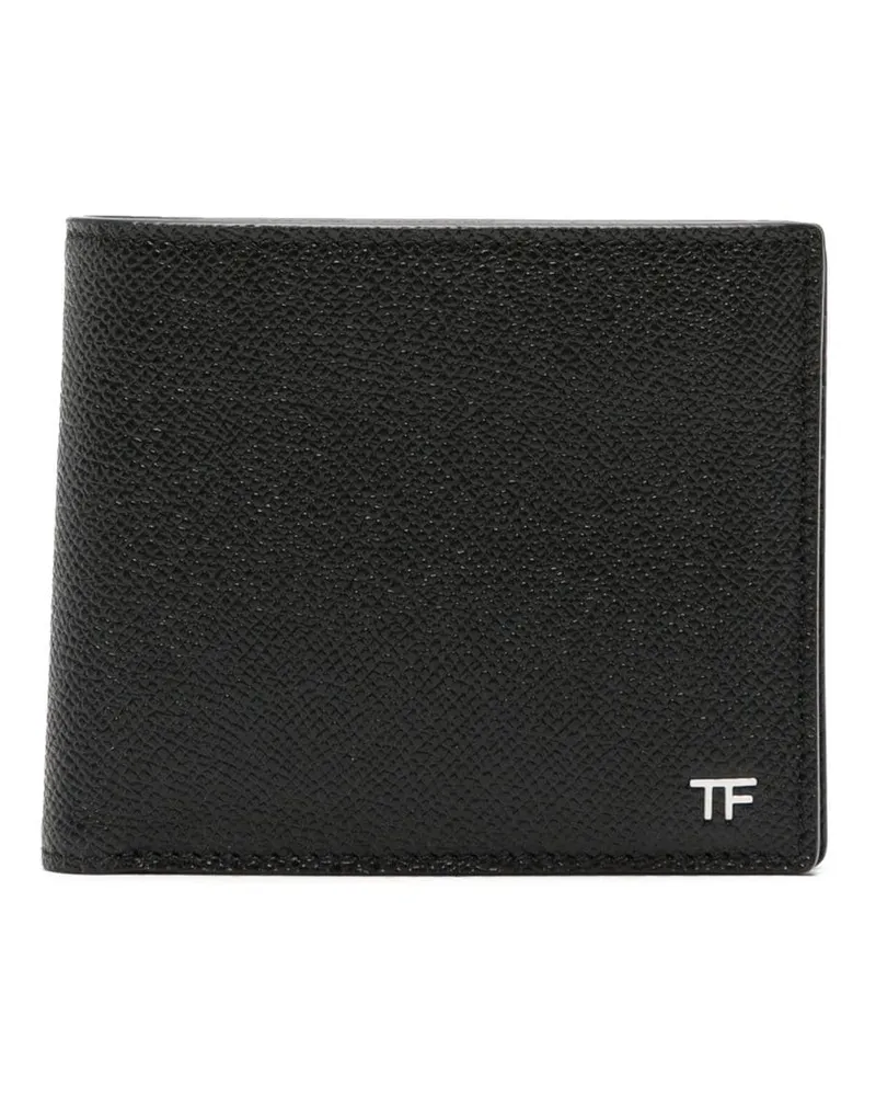Tom Ford Portemonnaie mit Logo-Schild - Schwarz Schwarz