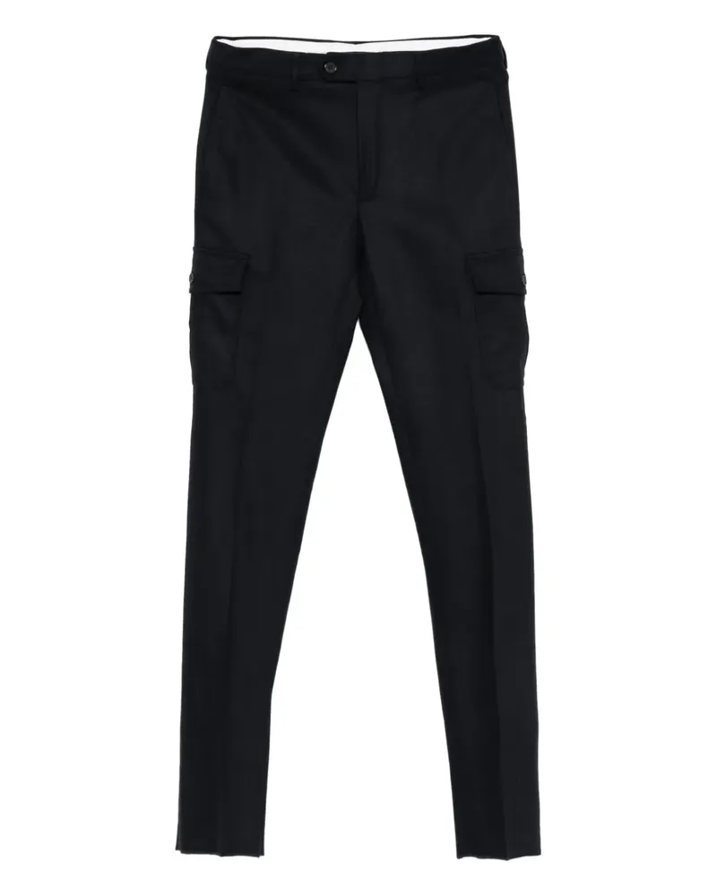 Incotex Cargohose mit Bügelfalten - Blau Blau