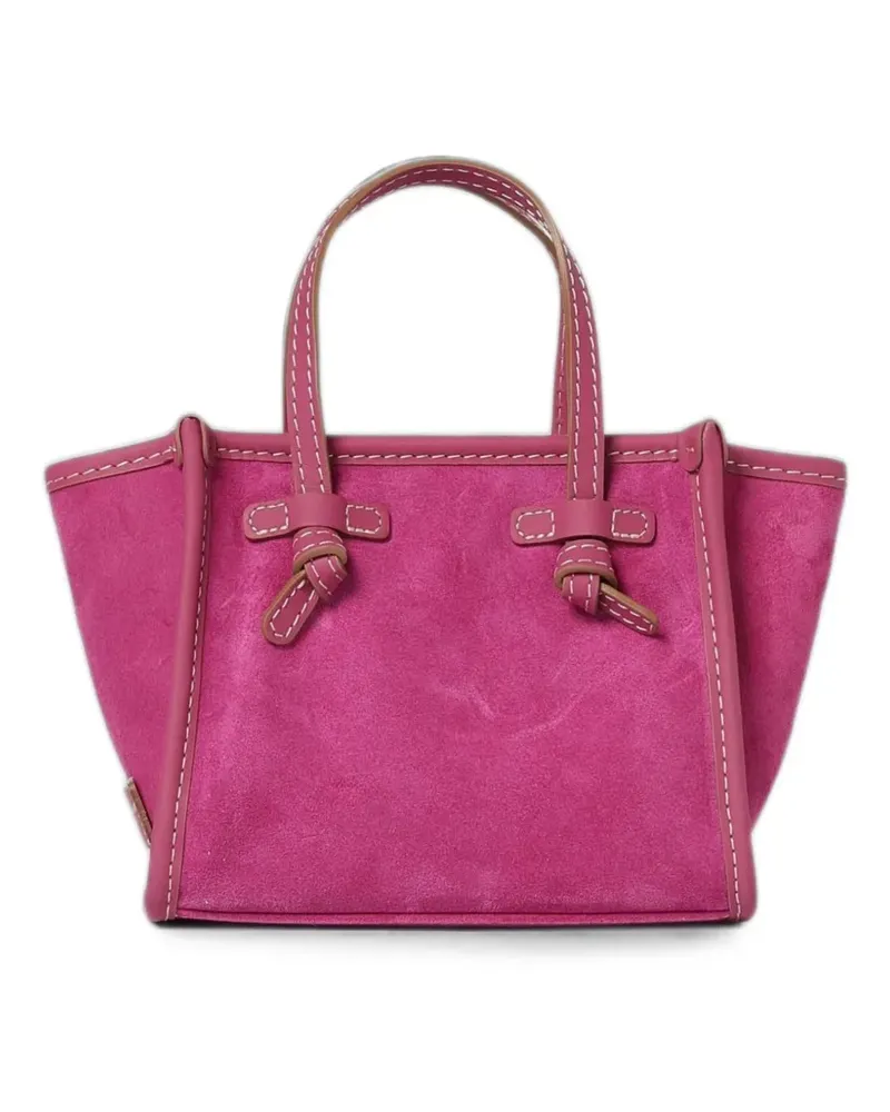 Gianni Chiarini Kleine Miss Marcella Tote Bag aus Wildleder - Rosa Rosa