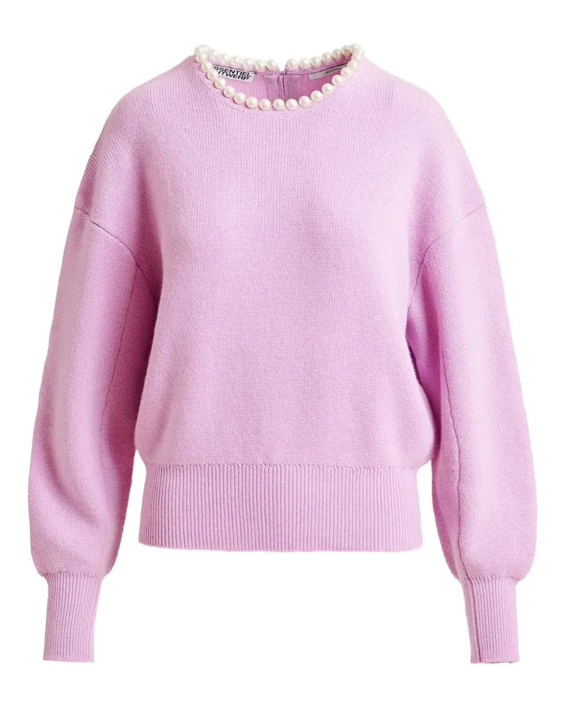 Essentiel Pullover mit verziertem Kragen - Rosa Rosa