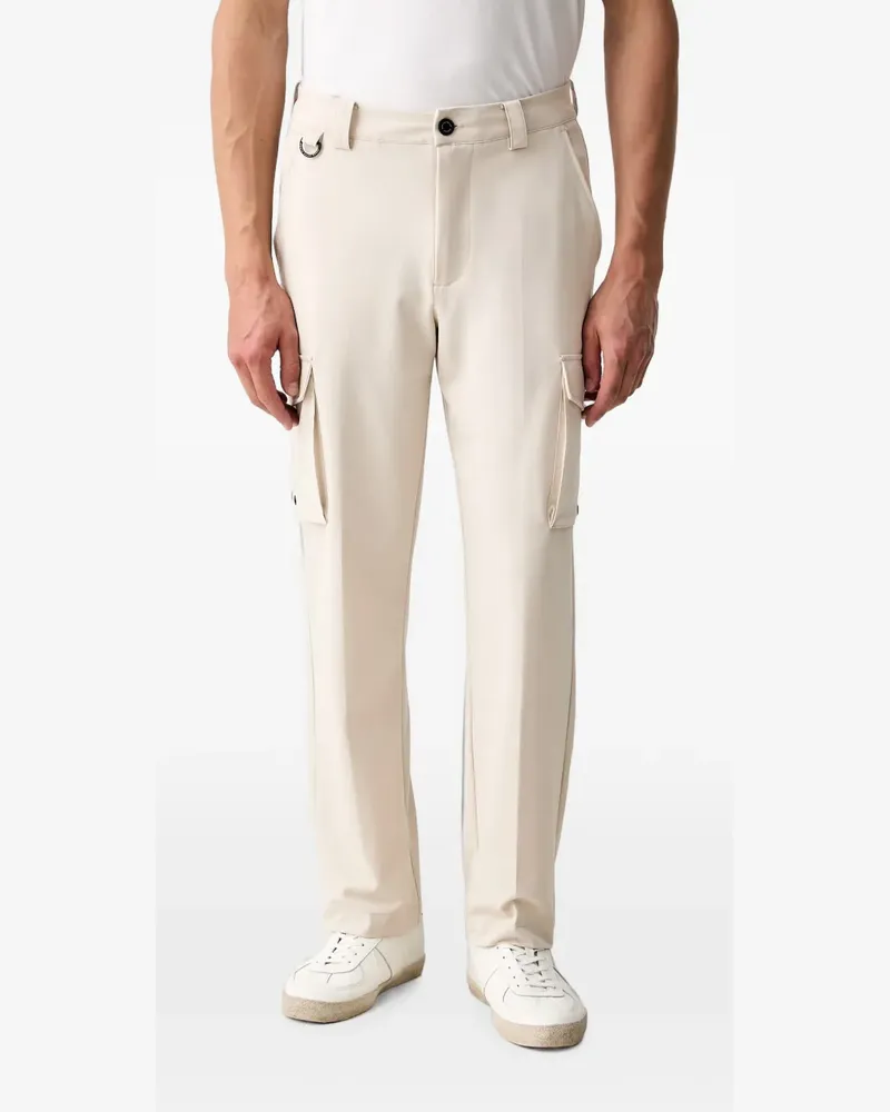 Guess x North Sails logo-patch cargo pants - Nude Nude