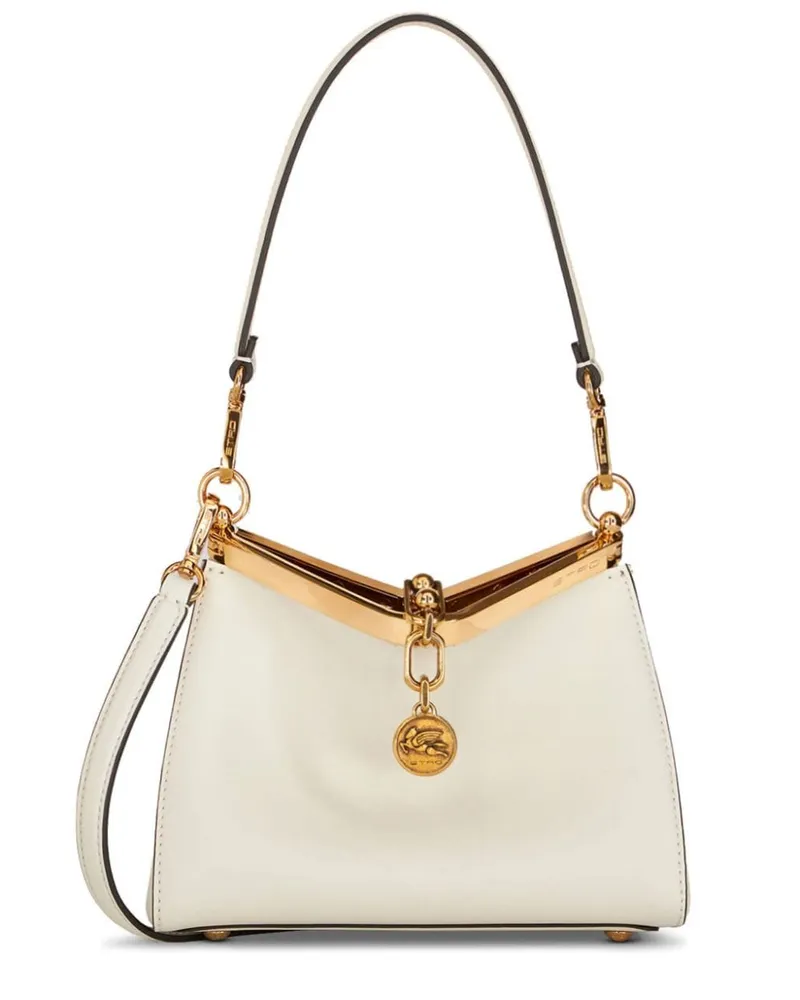 Etro Kleine Vela Schultertasche - Weiß Weiß