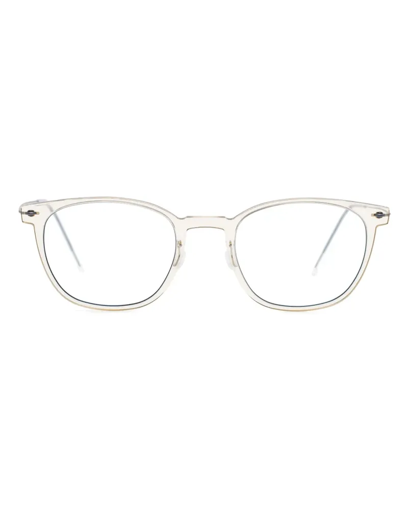 Lindberg Brille mit breitem Gestell - Nude Nude