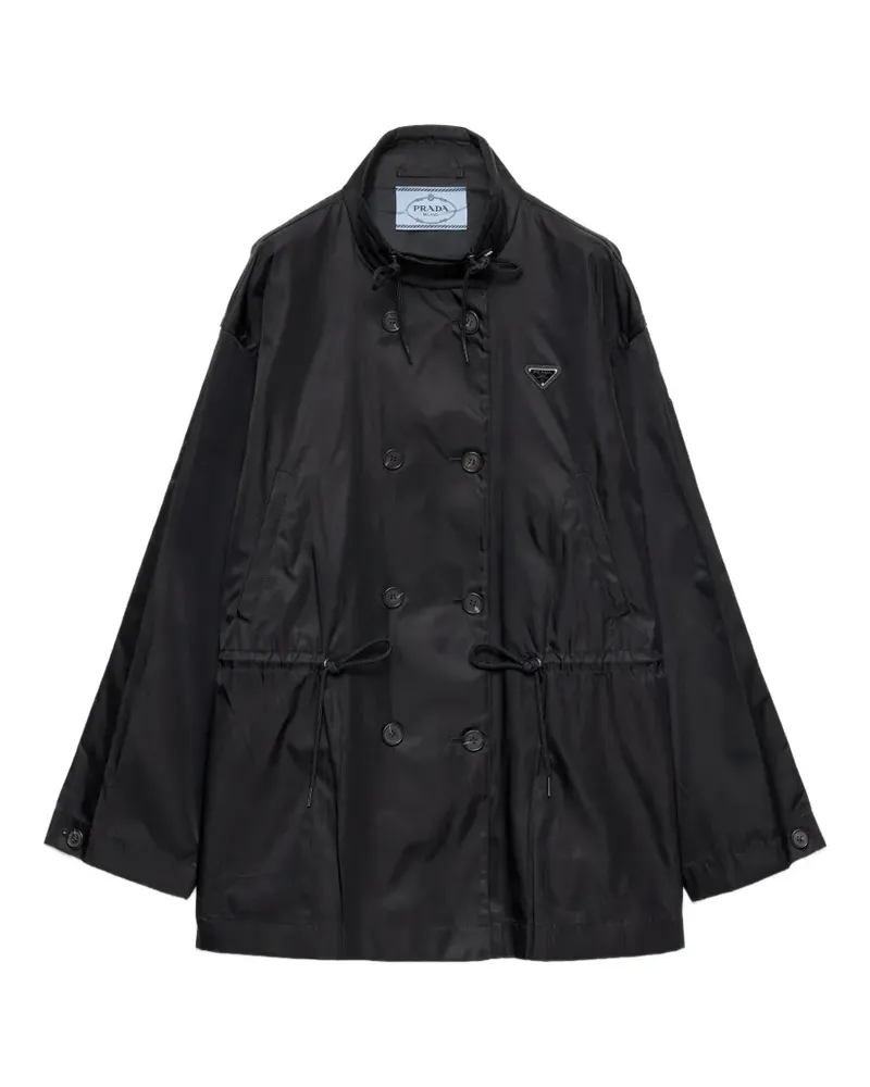 Prada Re-Nylon rain jacket - Schwarz Schwarz