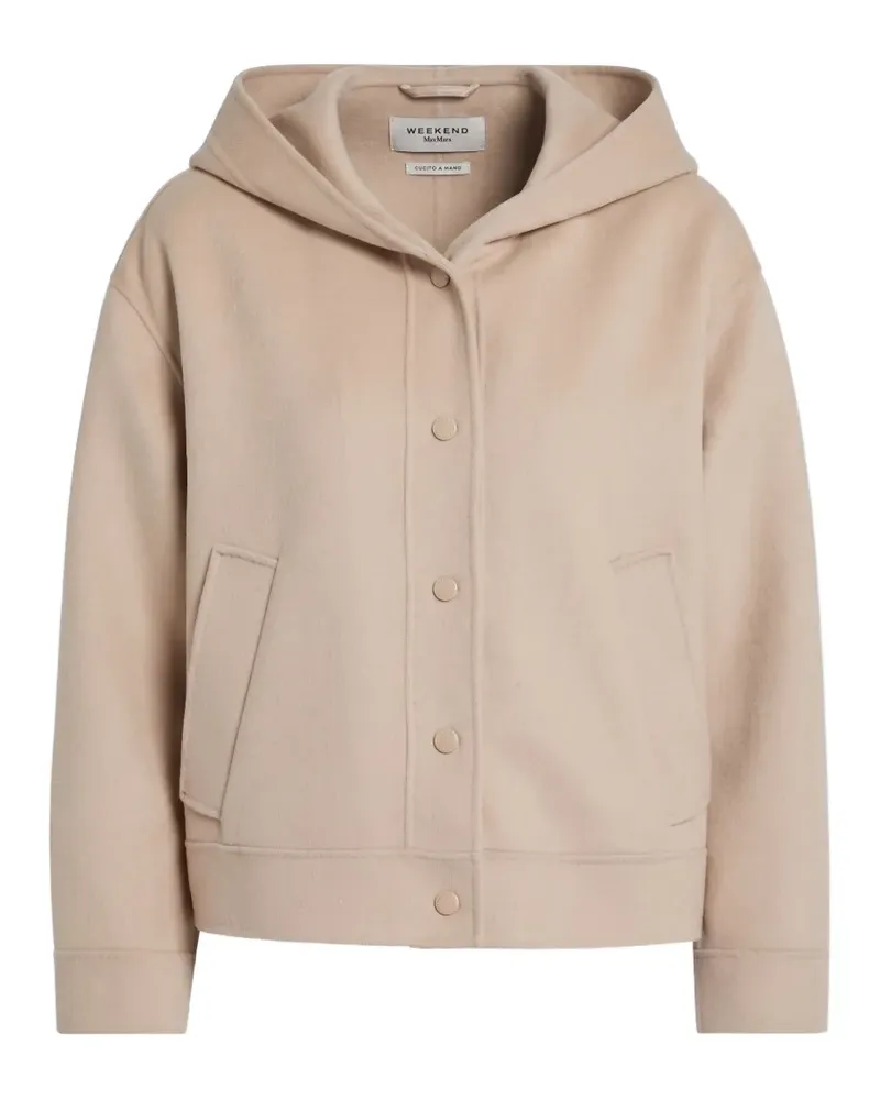 Max Mara hooded press-stud jacket - Nude Nude