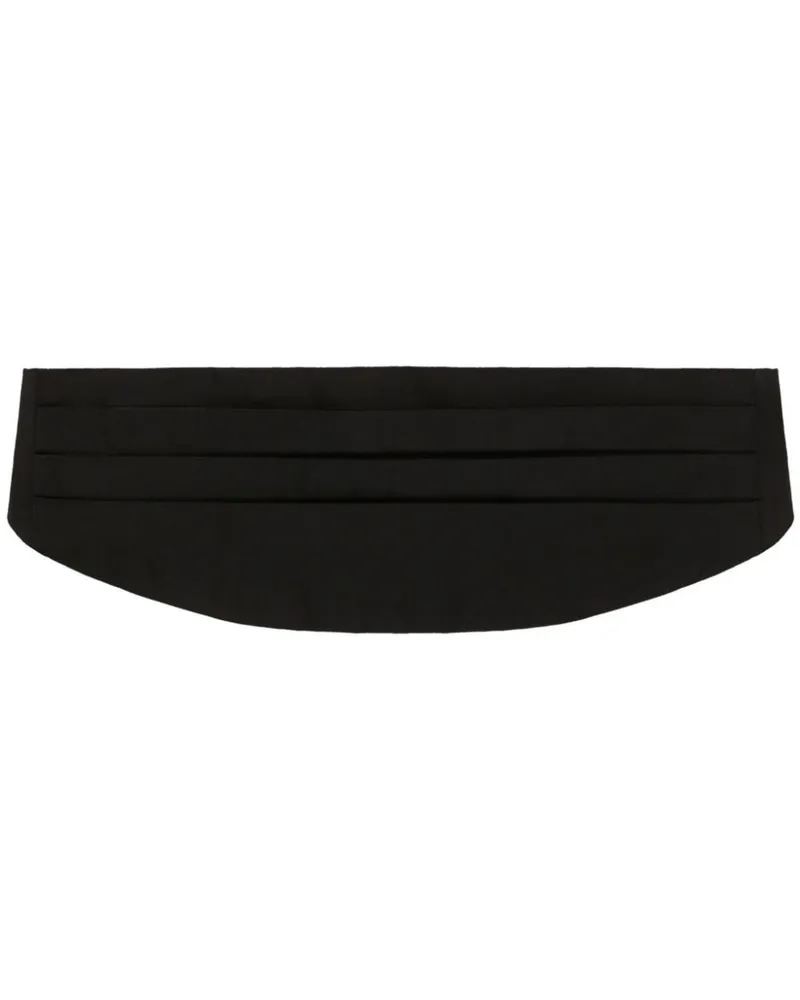 Dolce & Gabbana Gürtel aus Seide - Schwarz Schwarz