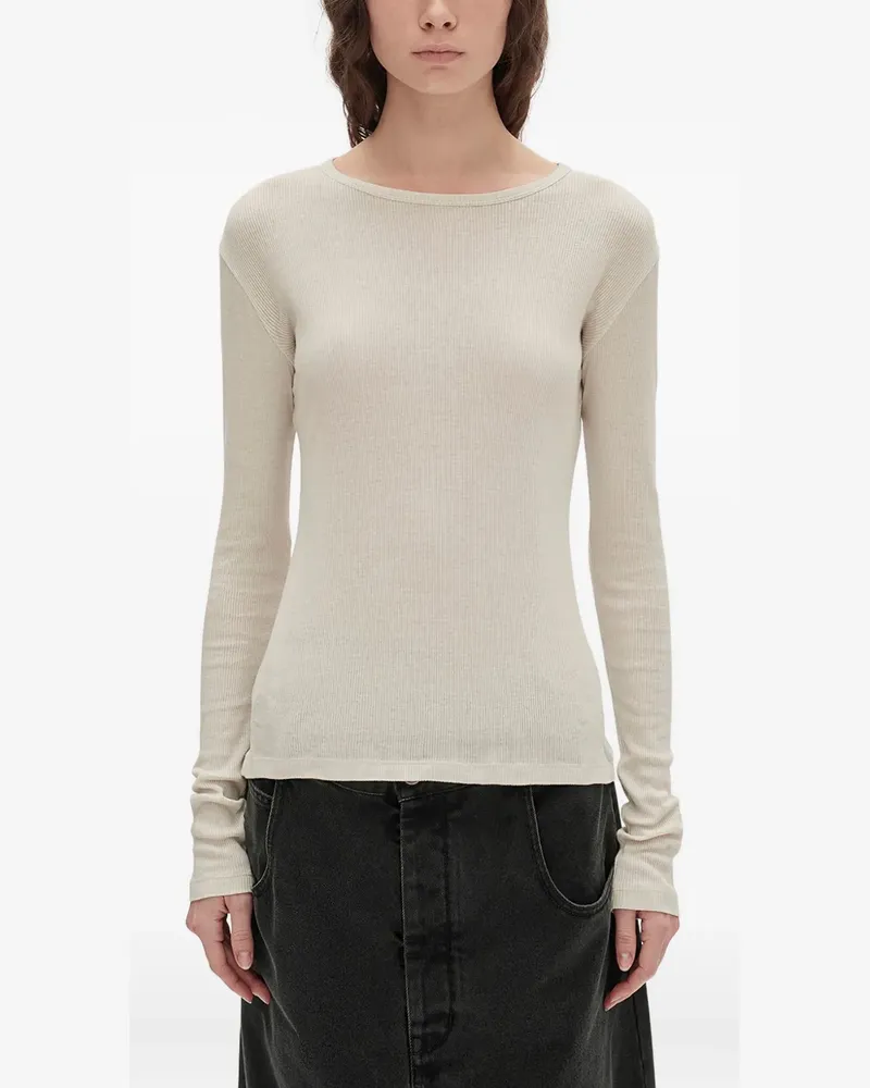Ann Demeulemeester Klassisches Langarmshirt - Nude Nude