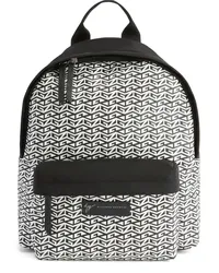 Giuseppe Zanotti Bud Rucksack mit Monogramm Weiß