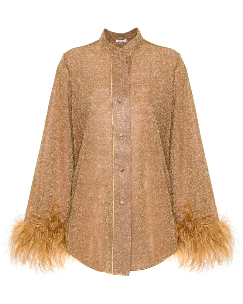 Oséree Lumière Plumage Hemd - Gold Gold