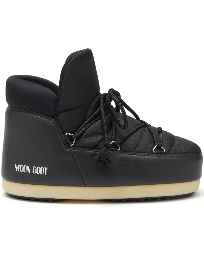 Moon Boot Icon Stiefel mit Logo-Print - Schwarz Schwarz