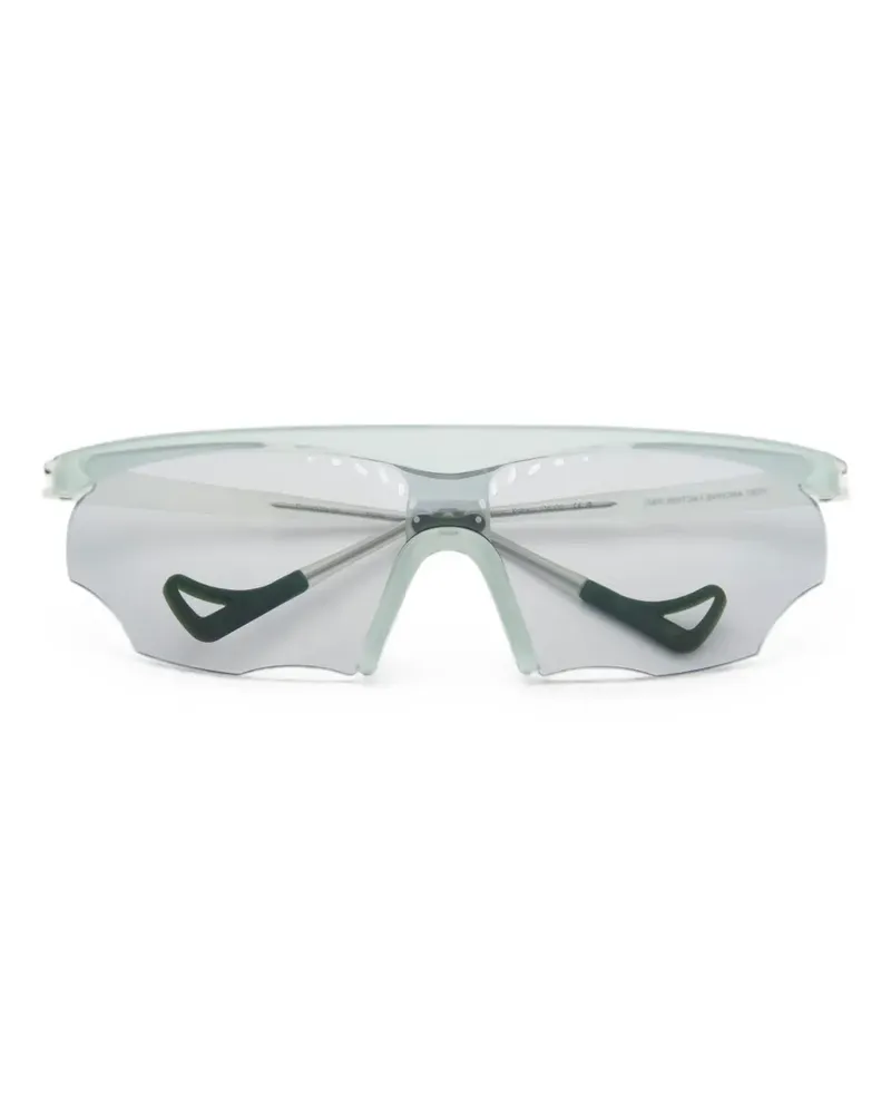 District Vision Koharu Eclipse geometric-frame sunglasses - Blau Blau
