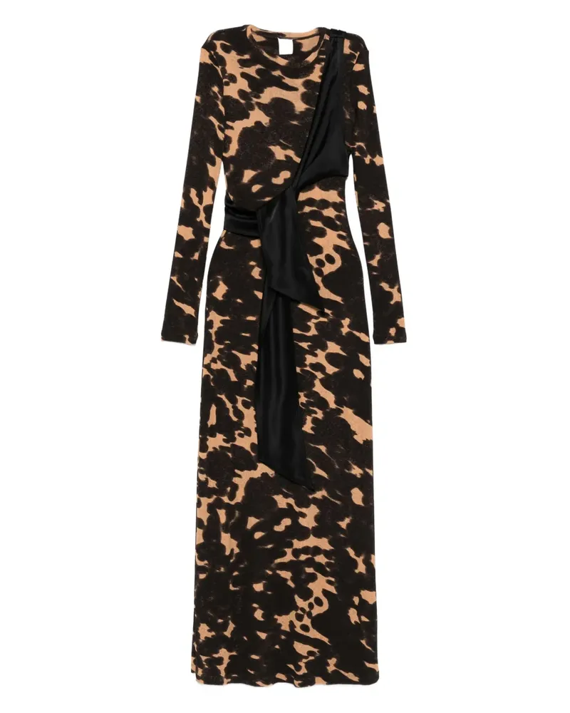 Nanushka Maxikleid mit langen Ärmeln - Braun Braun
