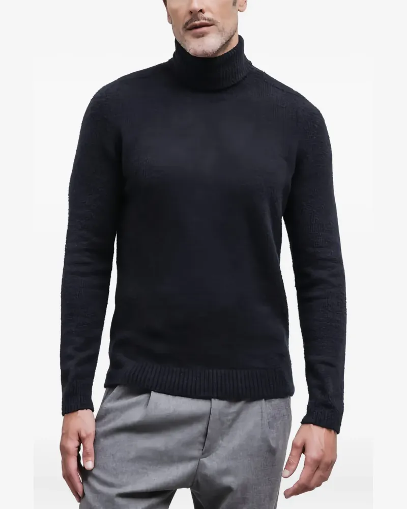 Roberto Collina Pullover mit Rollkragen - Blau Blau