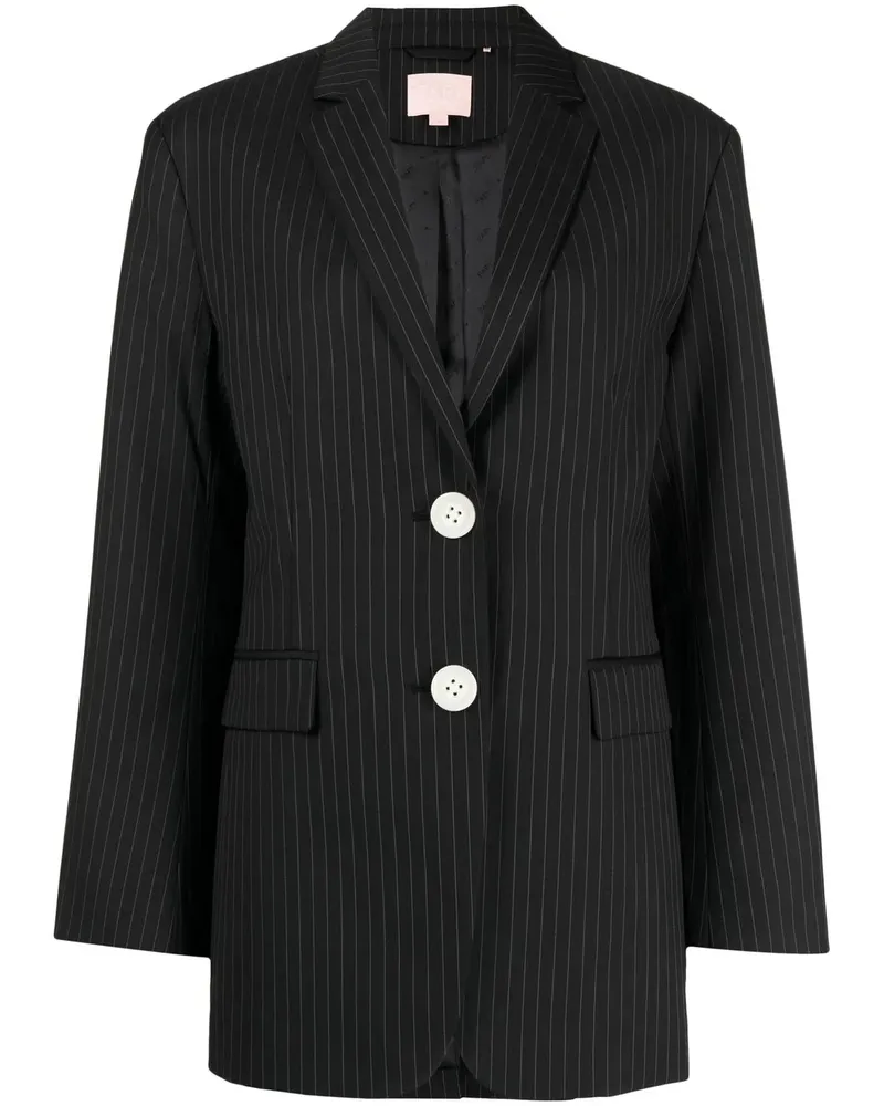 BAPE Blazer mit Nadelstreifen - Schwarz Schwarz