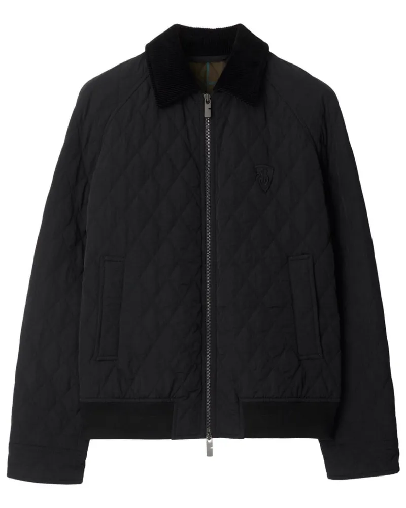 Burberry Gesteppte Jacke - Schwarz Schwarz