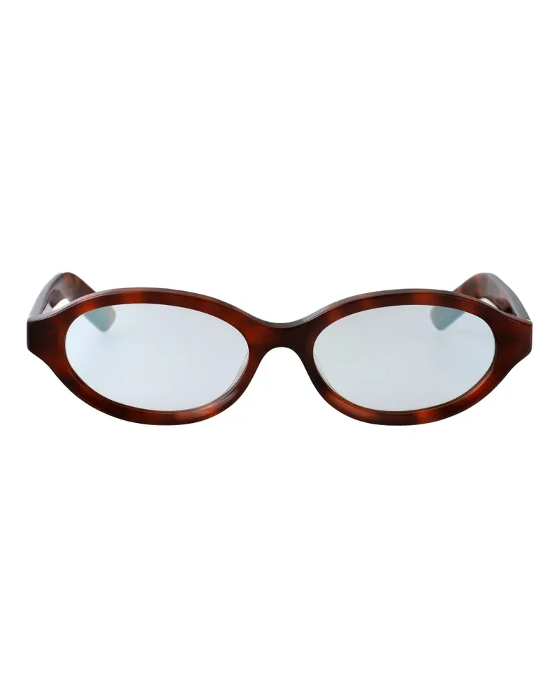 RETROSUPERFUTURE Parola oval-frame sunglasses - Braun Braun