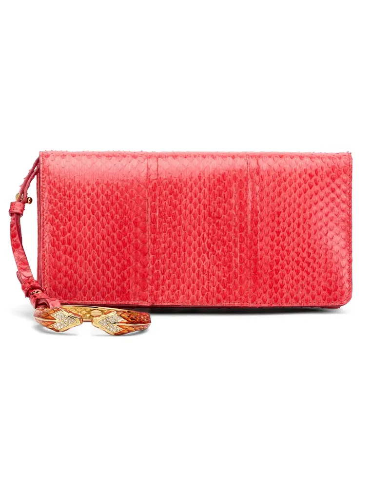 Roberto Cavalli Serpentine Clutch mit Armreif - Rot Rot