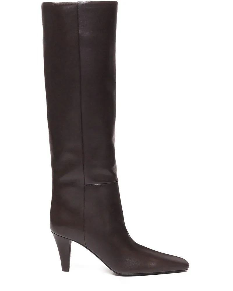 Saint Laurent Jill Stiefel 75mm - Braun Braun