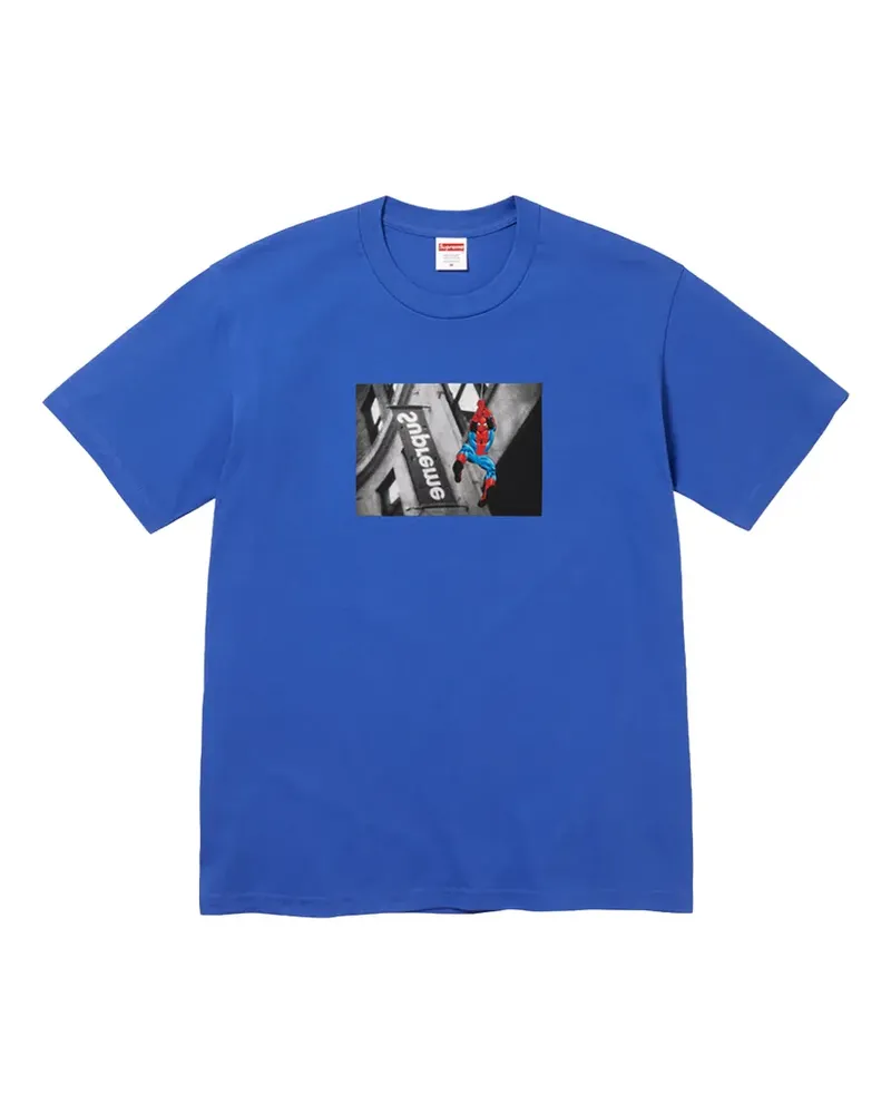 Supreme Being T-Shirt mit "Spiderman"-Print - Blau Blau