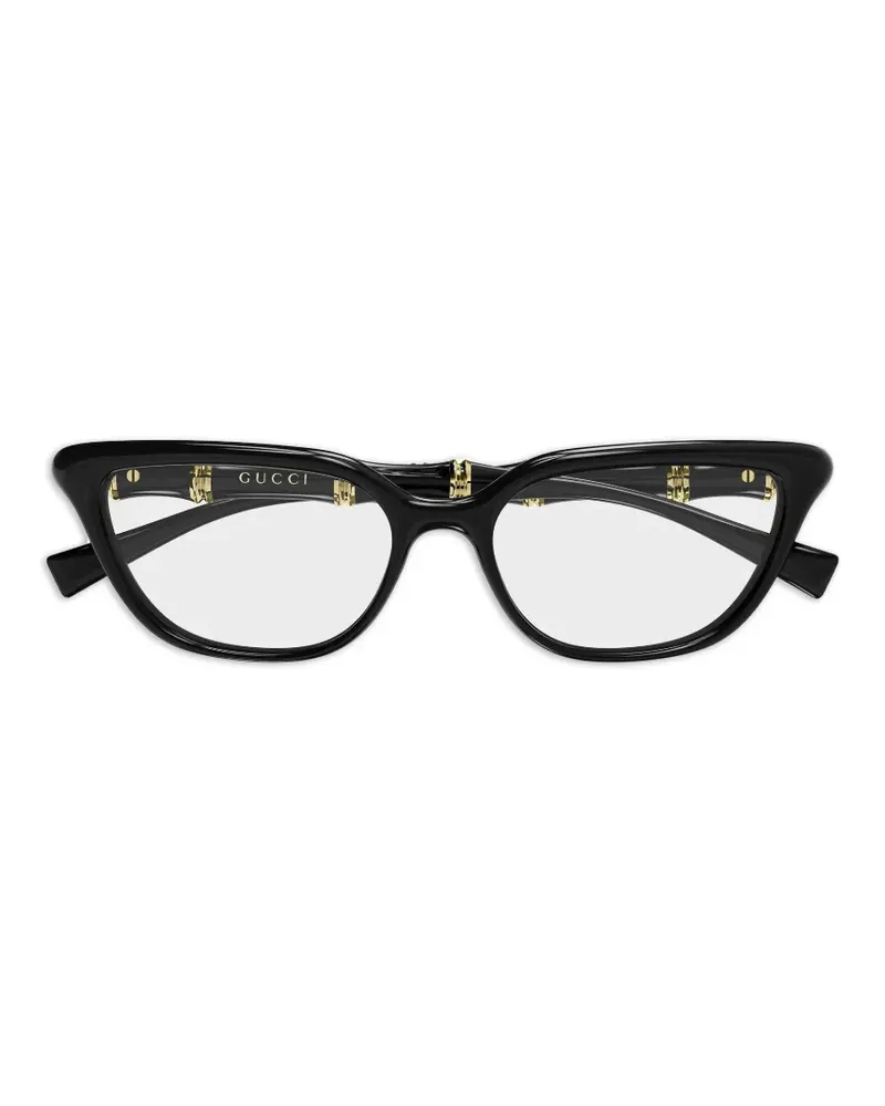 Gucci cat-eye-frame glasses - Schwarz Schwarz