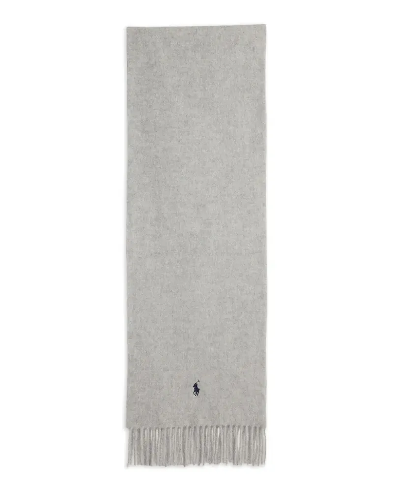 Ralph Lauren Schal mit Fransen - Grau Grau