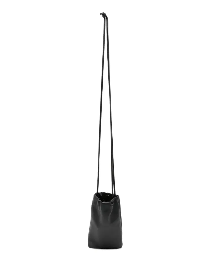The Row magnetic-fastening cross body bag - Schwarz Schwarz