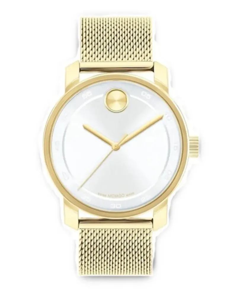 Movado Bold 41mm mesh watch - Silber Silber